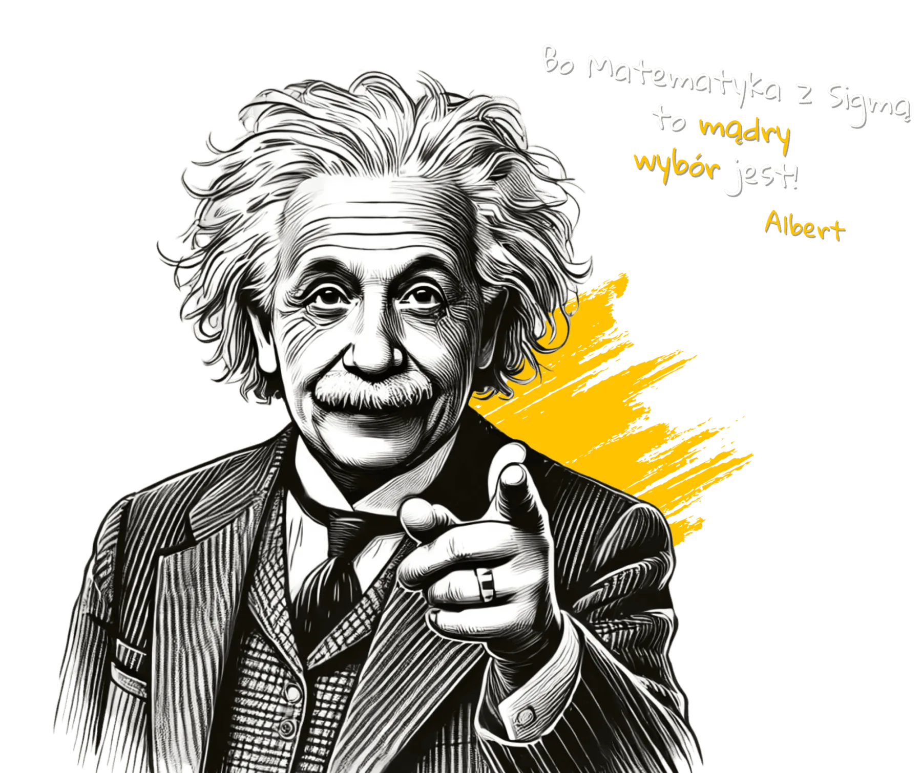 Matematyka z Sigmą to mądry wybór jest! - Albert Einstein